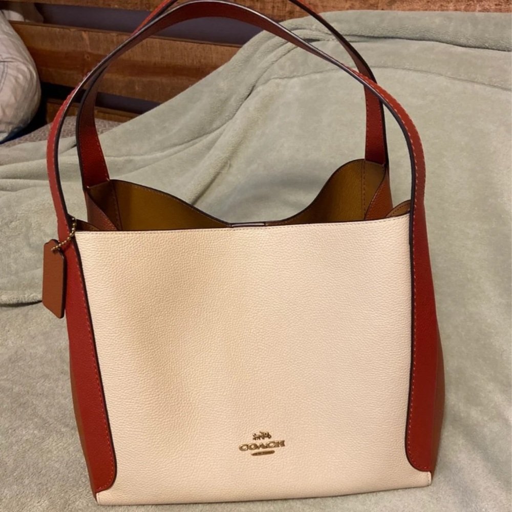 Coach color block hobo